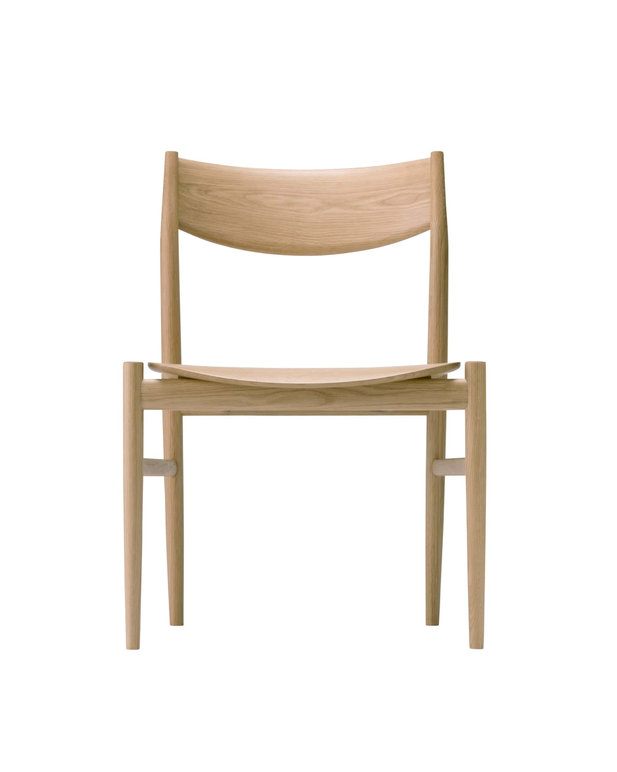 KAMUY Side Chair (Wooden Seat), Japanese Oak Natural