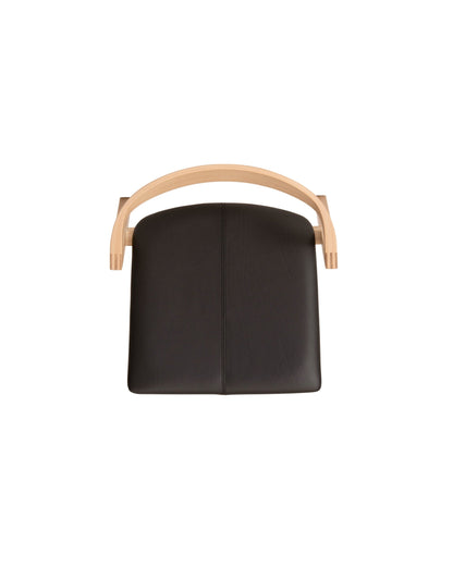 KIILA Stacking Chair (Upholstered Seat), Japanese Ash Natural