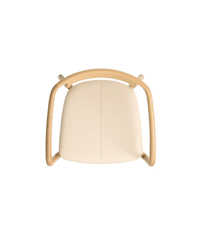 KORENTO Armchair (Upholstered Seat), Japanese Oak Natural