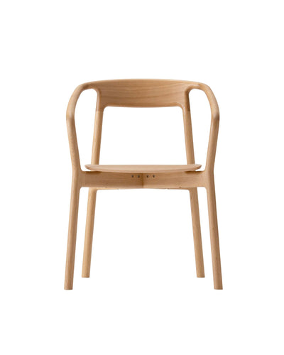 KORENTO Armchair (Wooden Seat) Front View