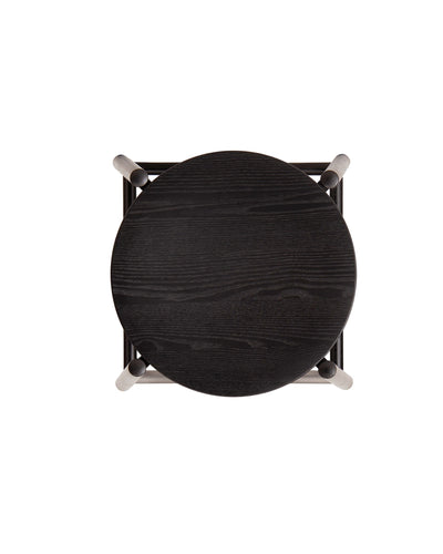 KOTAN Bar Stool (Wooden Seat), Japanese Ash Black