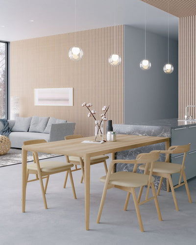 NUPRI Armchair in shared kitchen and dining space