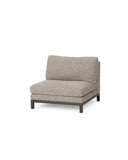 QUODO Armless Sofa Japanese Ash Dark Gray