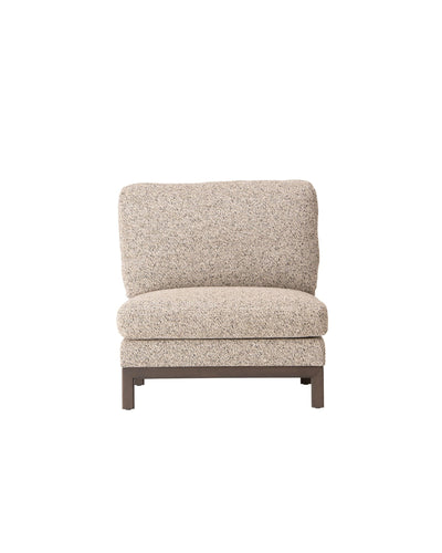 QUODO Armless Sofa Japanese Ash Dark Gray