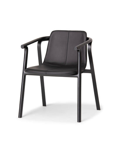 SPLINTER Armchair (shell type) Japanese Oak Black