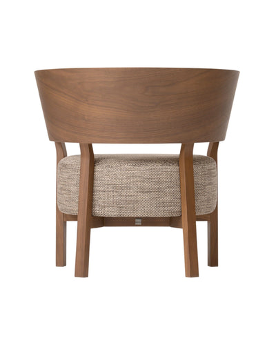 TOSAI Lounge Chair, Walnut Natural