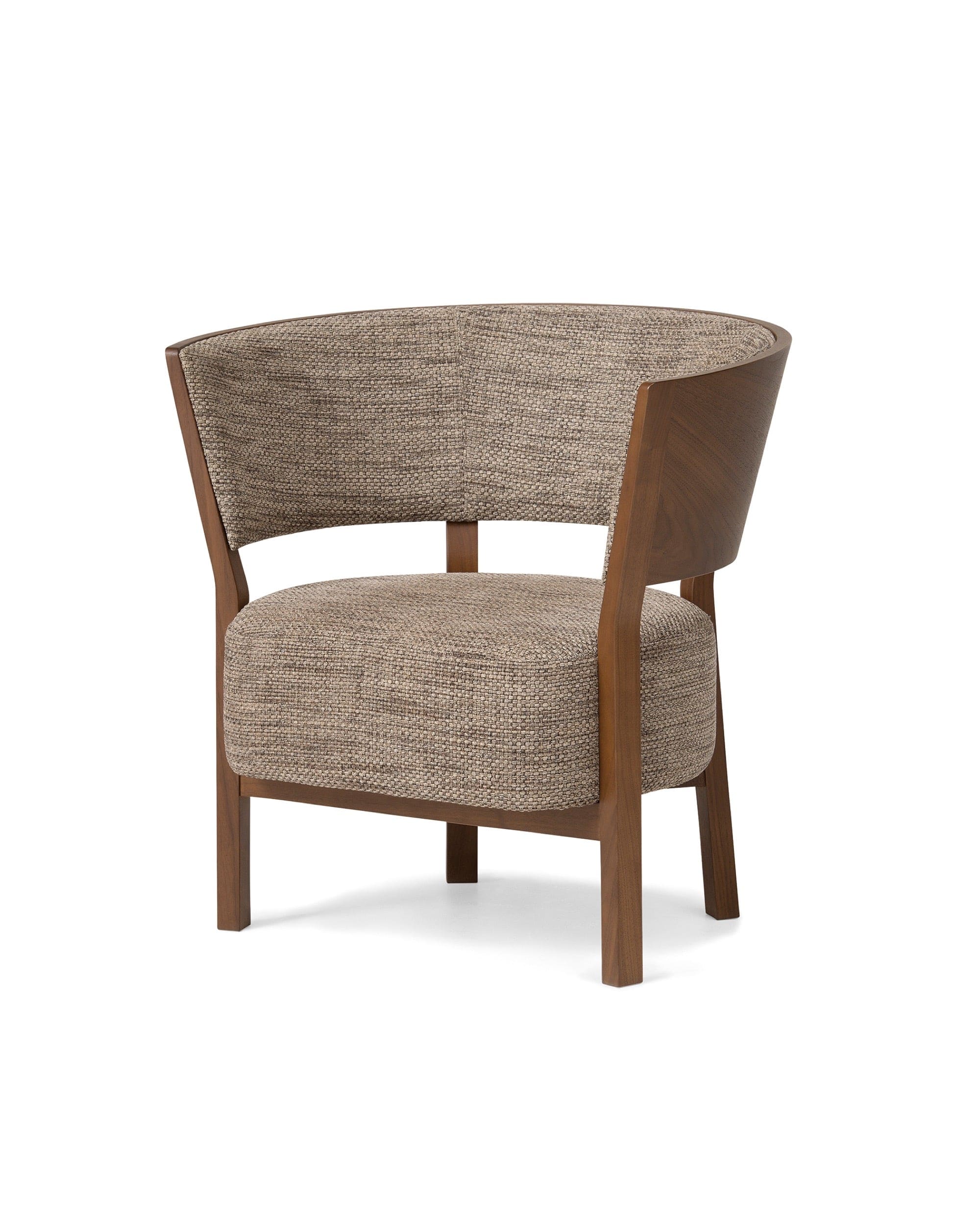 TOSAI Lounge Chair, Walnut Natural