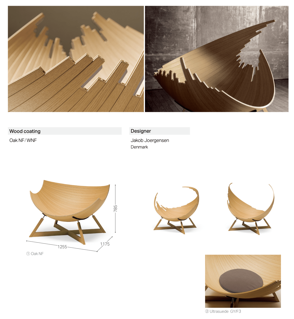 CondeHouse BARCA Lounge Chair artisan craftsmanship curved wooden form