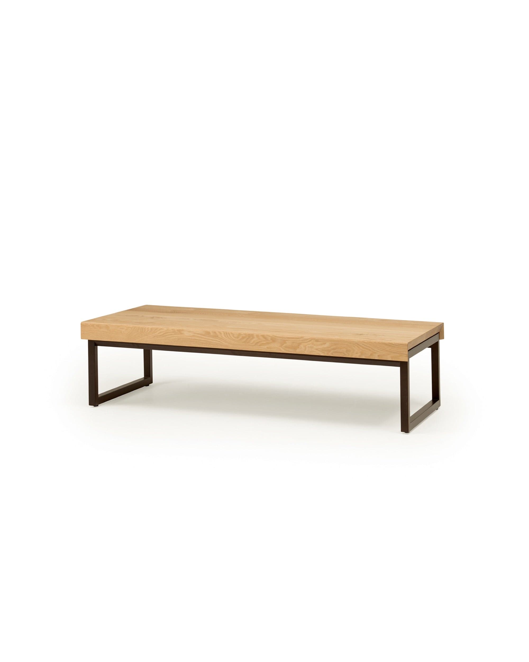 CondeHouse SESTINA Coffee Table – Japandi minimalist solid wood coffee table, Japanese ash and walnut, sustainable craftsmanship