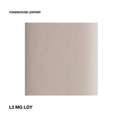 CondeHouse leather upholstery swatch L3 MG LGY