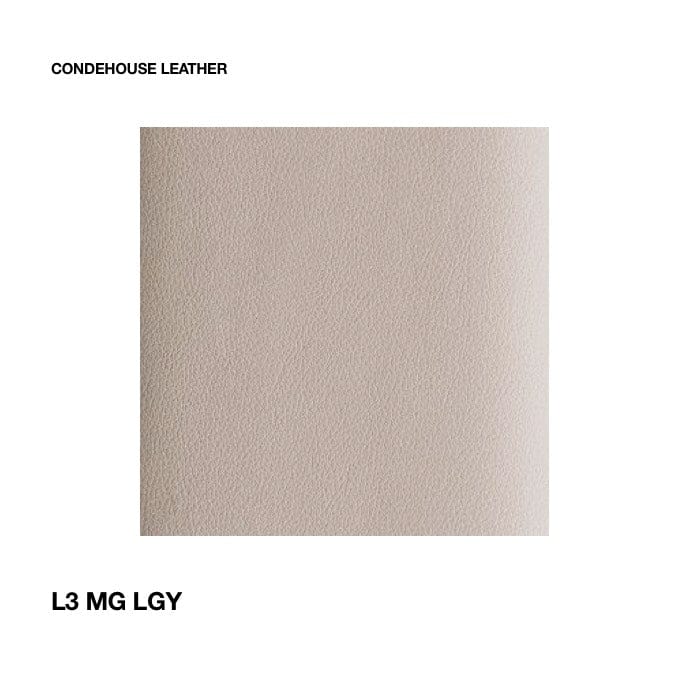CondeHouse leather upholstery swatch L3 MG LGY