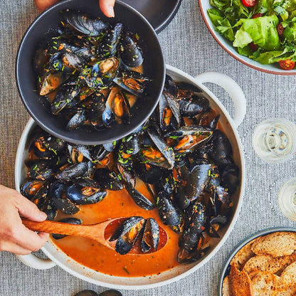 Japandi Tableware Serving Plate With Handles - 13.4&quot;