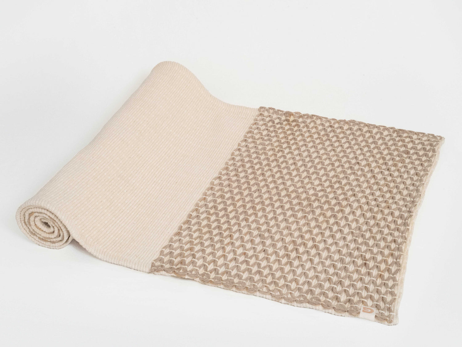 Diamond Yoga Mat - Clay &amp; Cream 7mm