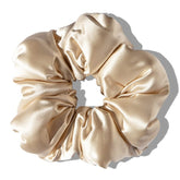 Dusty Gold - Padded Scrunchie on White Background
