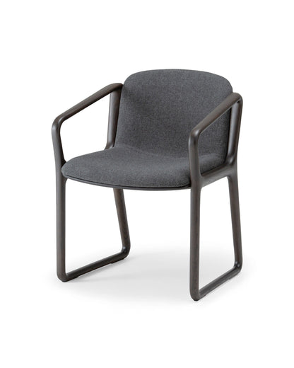 EIGHT Armchair, Japanese Oak Dark Gray