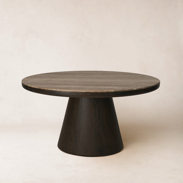 Eik Round Dining Table - Watercolor Black by House of Leon