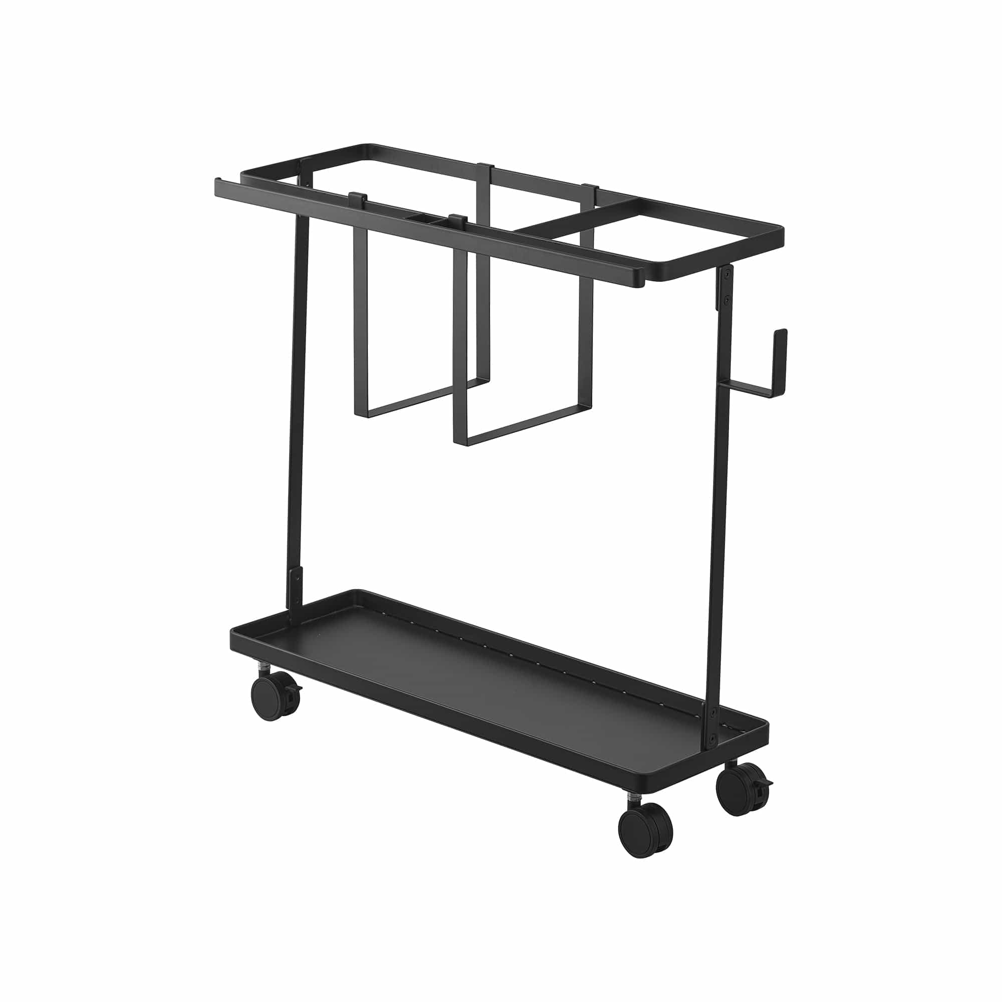 Black Fitness Equipment Storage Cart