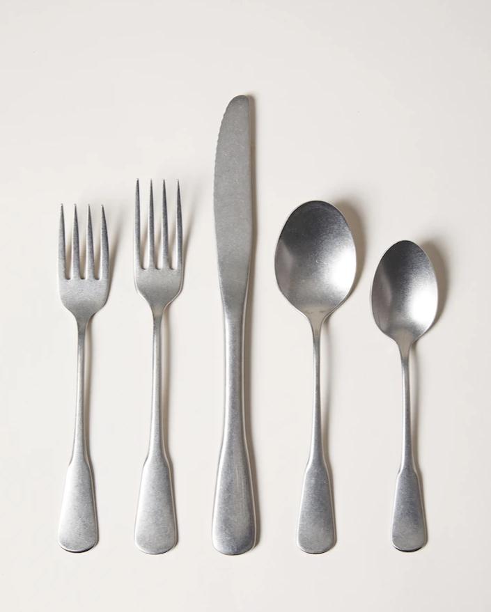 Shelburne Cutlery by FarmHouse Pottery in a timeless Japandi-inspired home