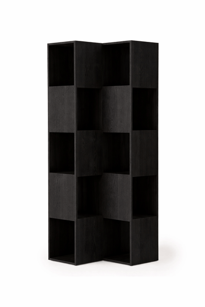 FOLD Shelving 5-2 Japanese Oak Black