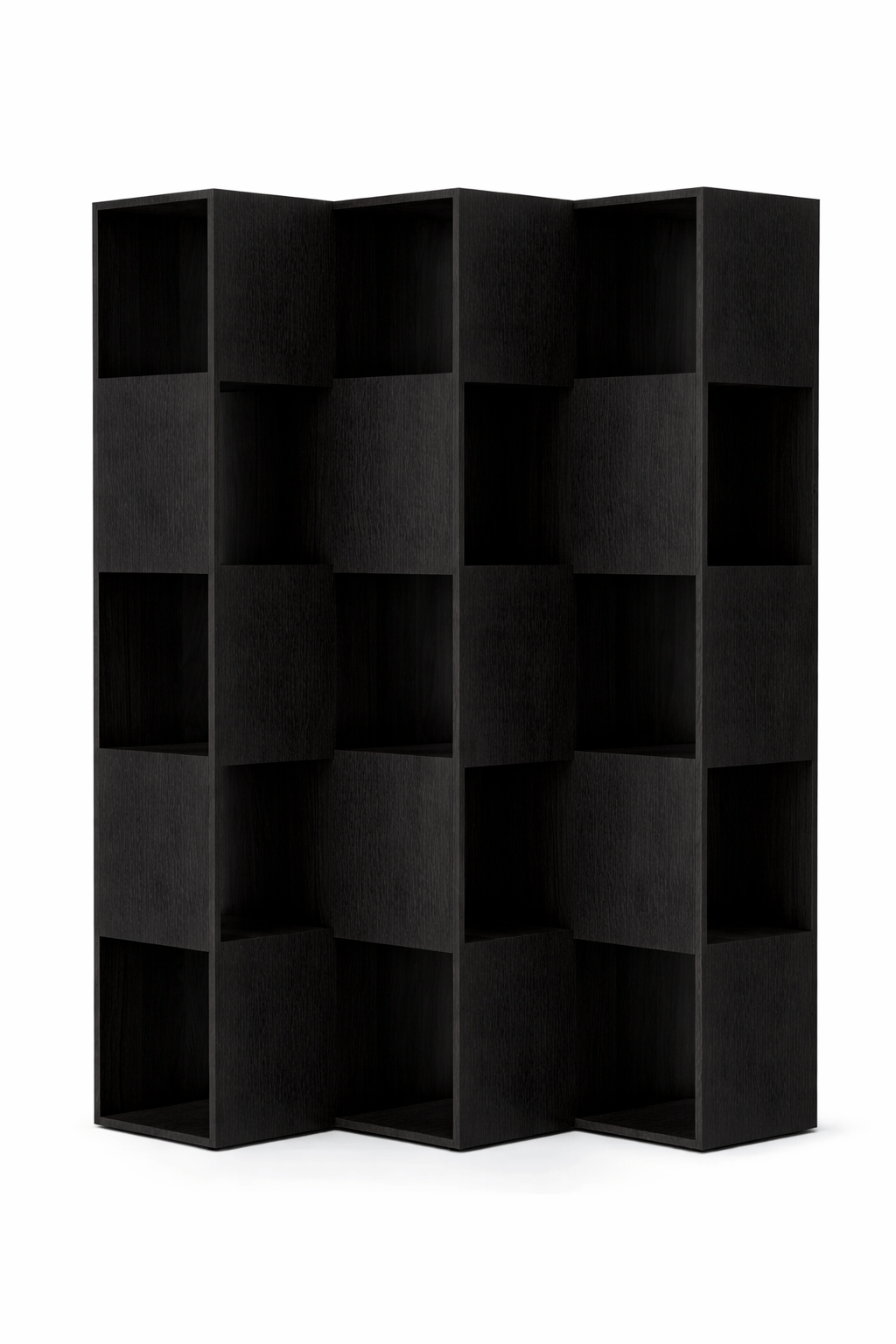 FOLD Shelving 5-3 Japanese Oak Black