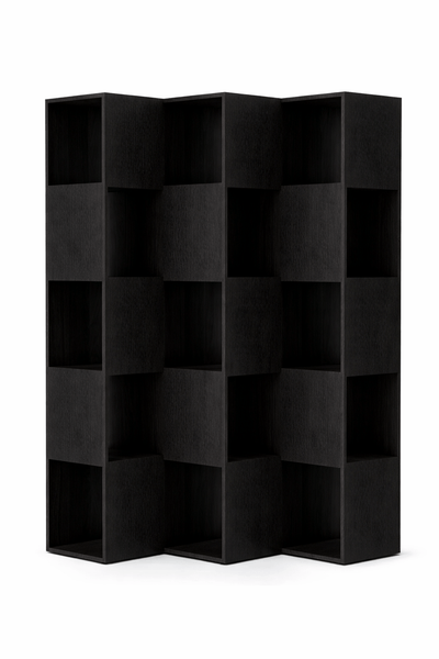 FOLD Shelving 5-3 Japanese Oak Black