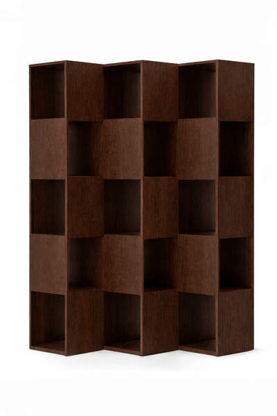 FOLD Shelving 5-3 Japanese Oak Dark Brown
