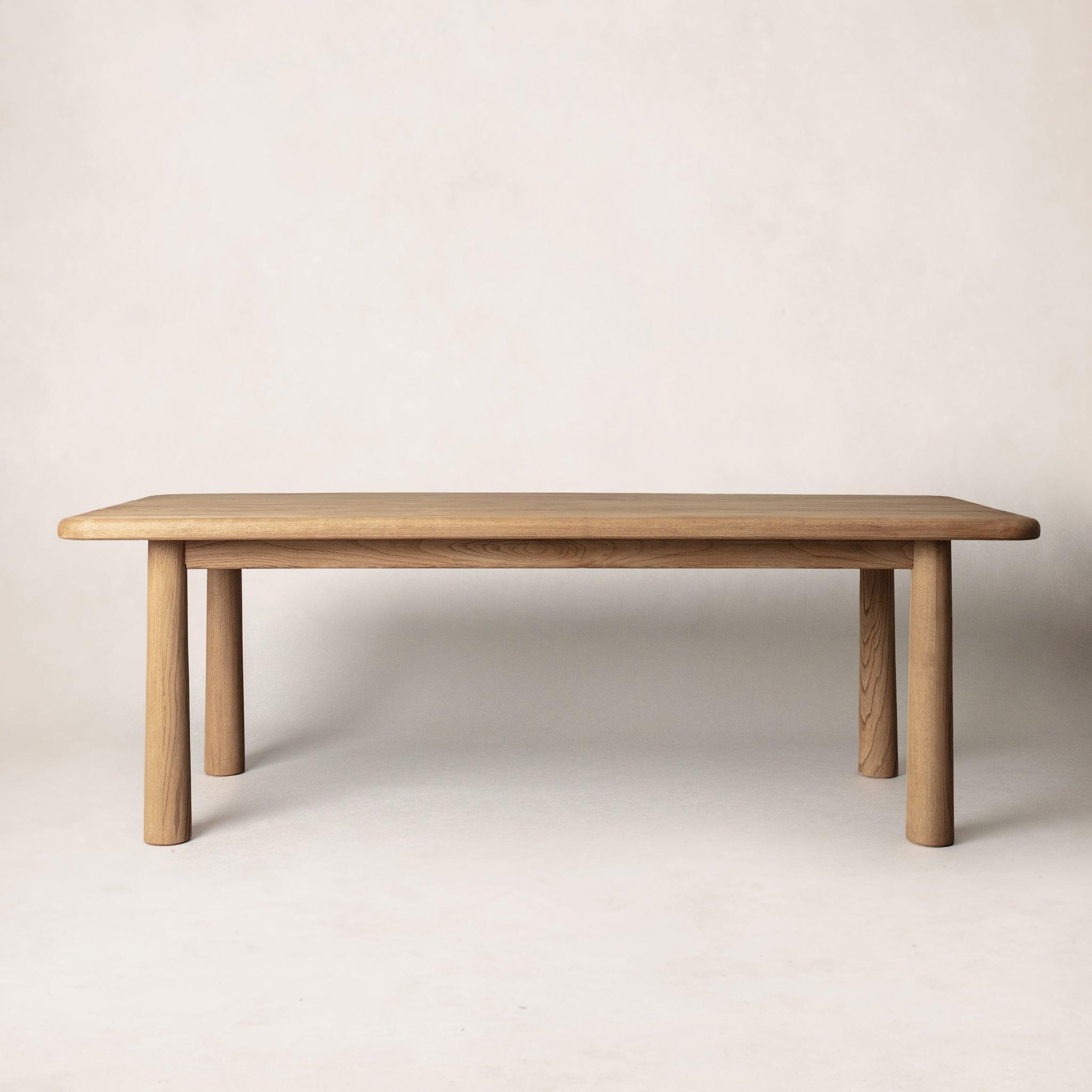 Handcrafted White Oak Dining Table – Topa Topa by House of Leon