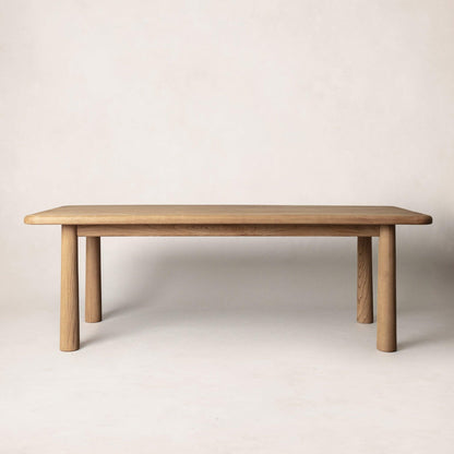 Handcrafted White Oak Dining Table – Topa Topa by House of Leon