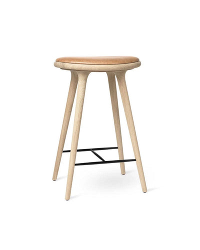 High Stool | Soaped oak | 69 cm | by Space Copenhagen
