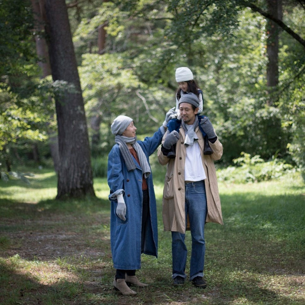 Recycled Wool-Blend Japanese Knit Beanie — Kids with the family