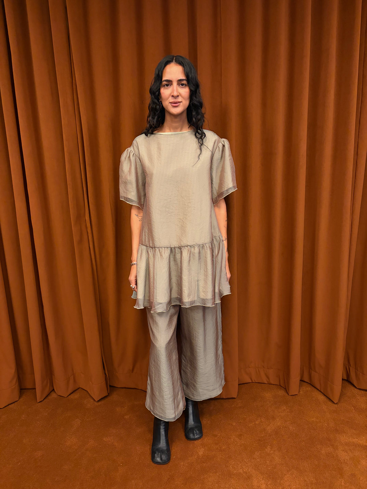 Hera Dress in Olive