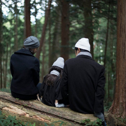 Recycled Wool-Blend Japanese Knit Beanie — Kids with family