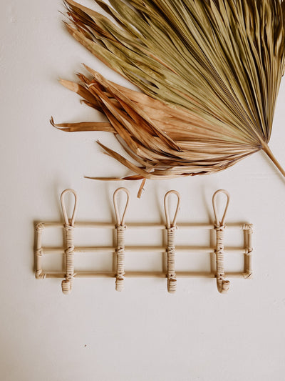 Nusa Rattan Wall Hooks