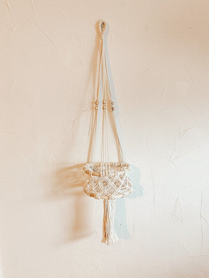 Macrame Hanging Wall Basket