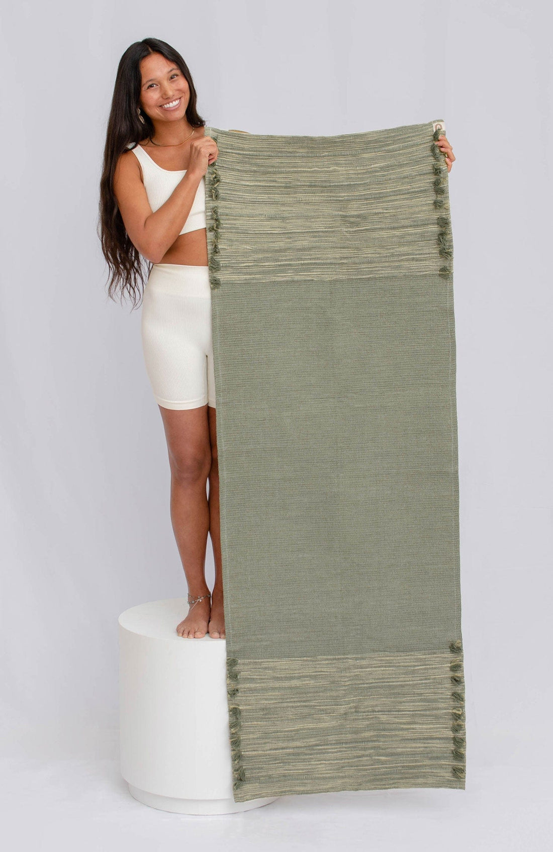 Jade &amp; Jute - Naturally Dyed Herbal Yoga Mat