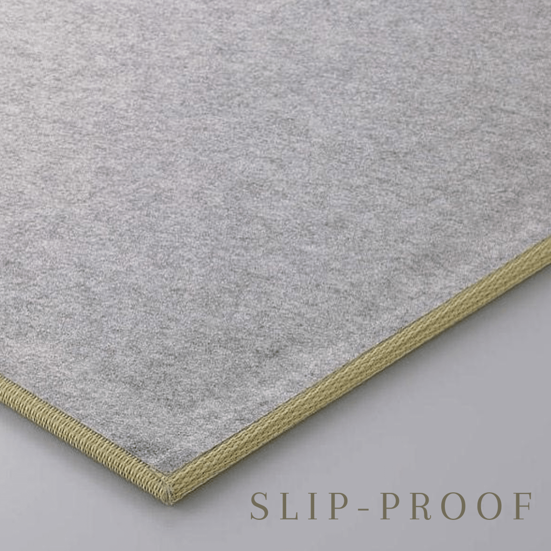 Japandi Tatami Mat — Slip-Resistant Backing