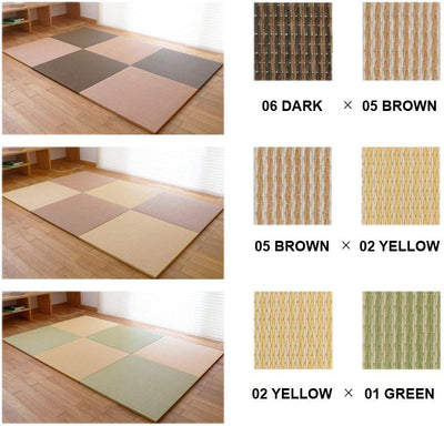 Japandi Tatami Mats Try checkerboard orientation for subtle pattern.