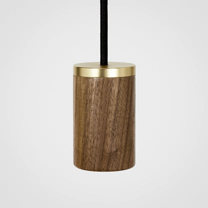 Porcelain II Pendant Light in Walnut