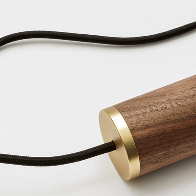 Gaia Pendant Light in Walnut