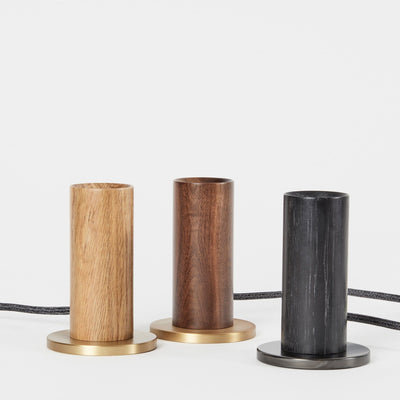 Knuckle Table Lamp in Walnut