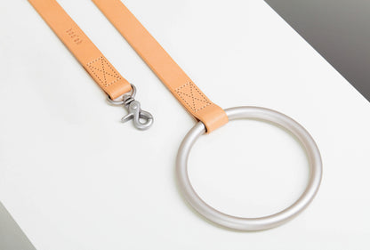 Lumi Leash, Sliver + Tan