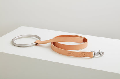 Lumi Leash, Sliver + Tan