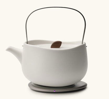 Leiph Self-heating Teapot Bundle Set  White