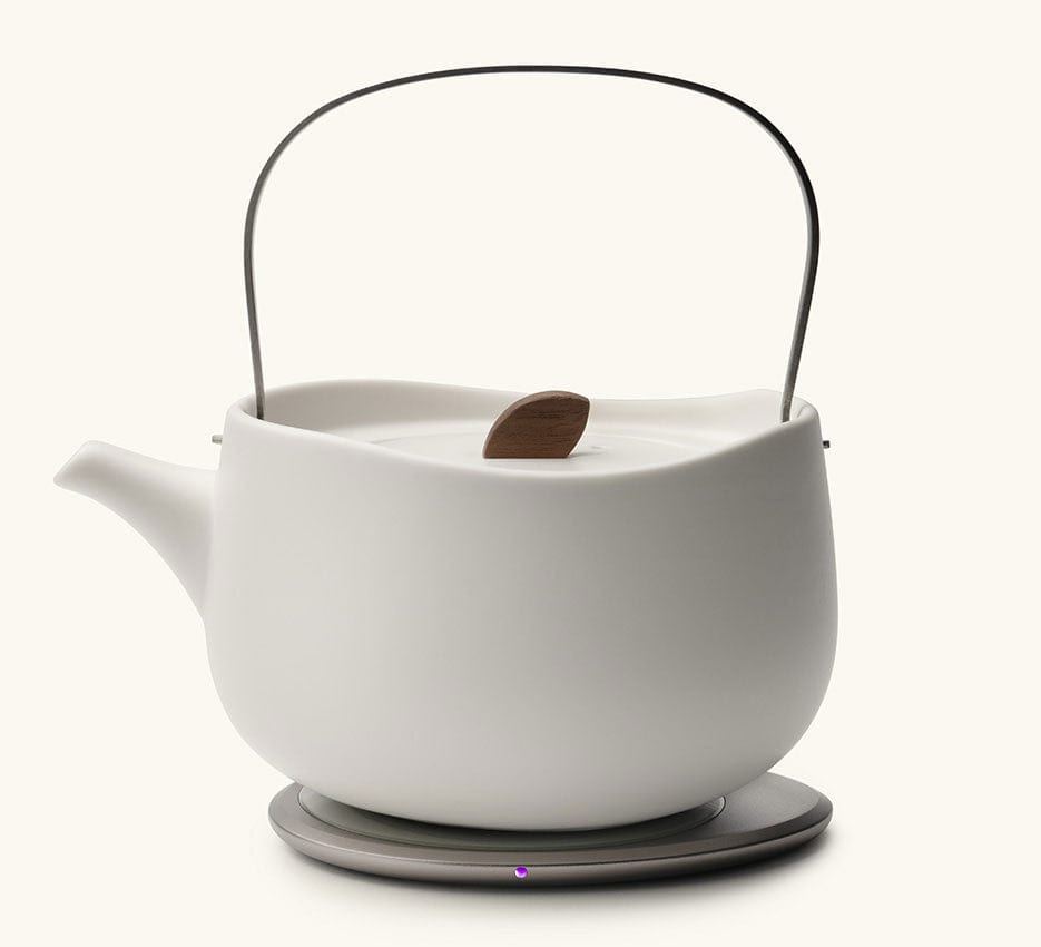 Leiph Self-heating Teapot Bundle Set  White