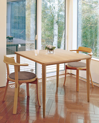 MOM Extension Table side view – Japandi small-space furniture