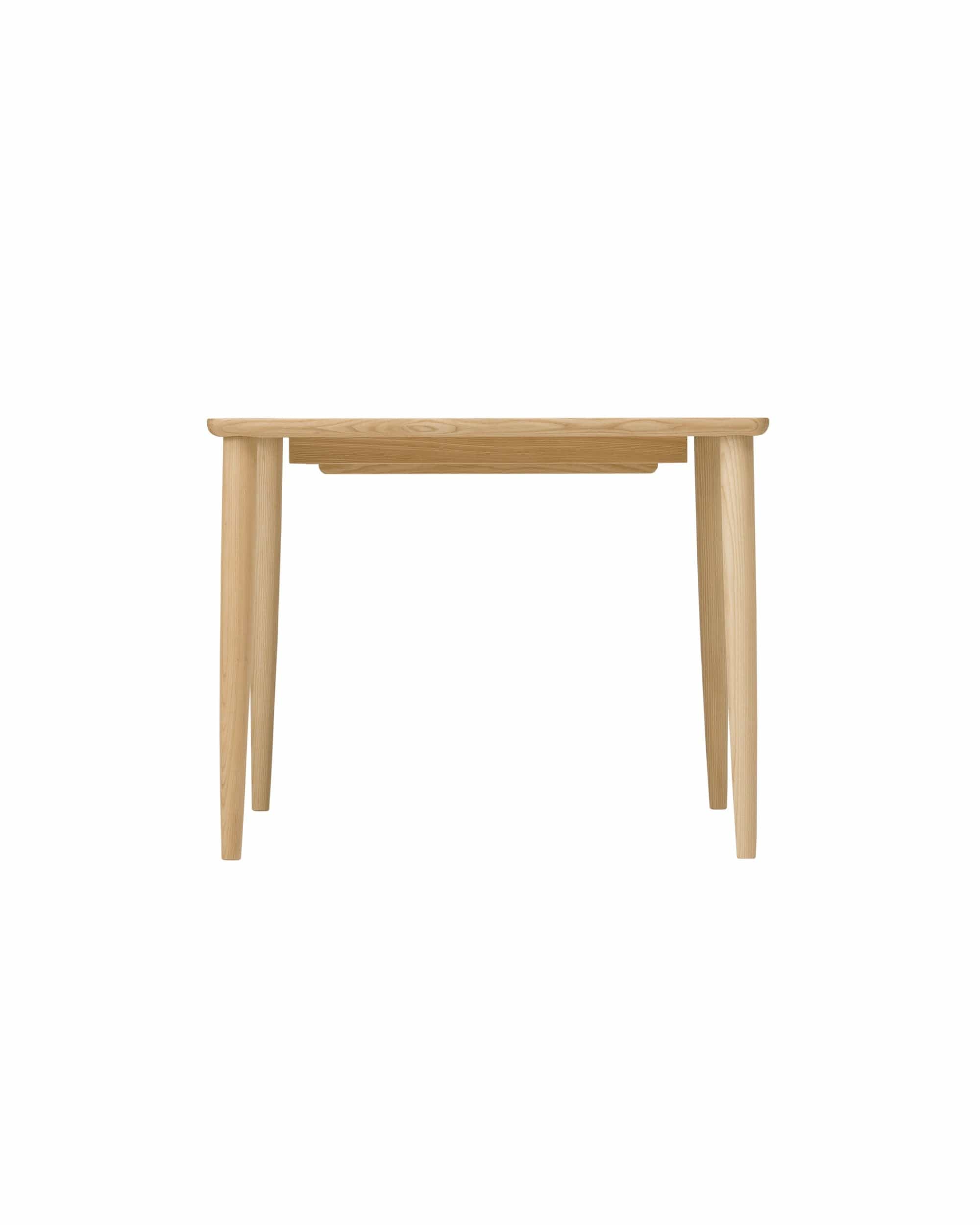 MOM Extension Table tabletop detail – natural solid wood finish