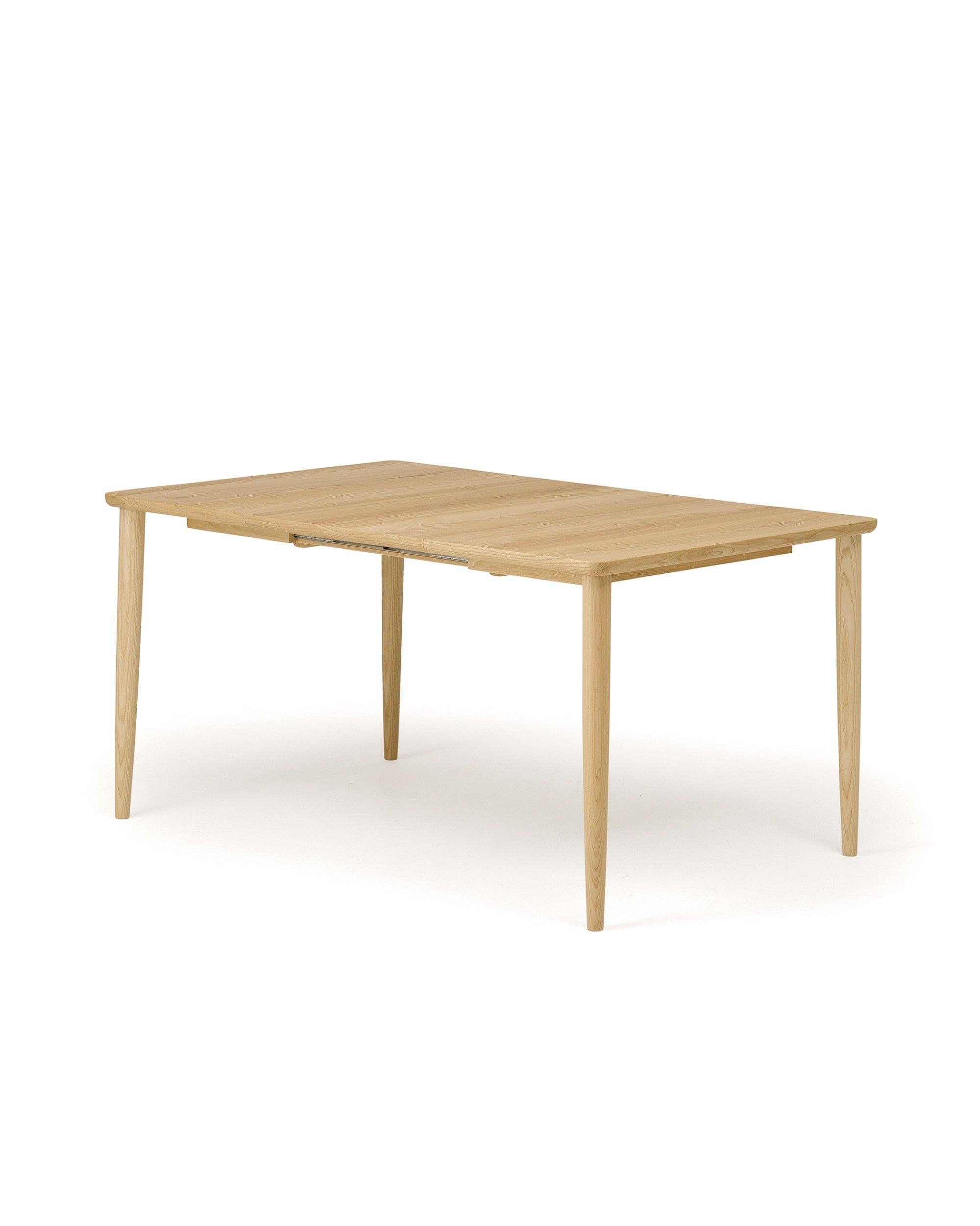 MOM Square Japandi dining table extended – solid wood design