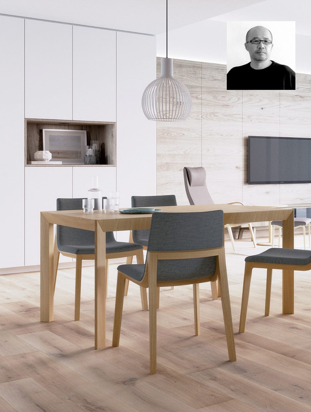 MOOV Dining Table by CondeHouse designer Toshiyuki Yoshino