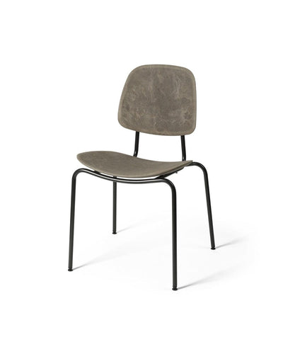 Mater Compound Dining Chair in Coffee Waste Dark with recycled coffee shell material
