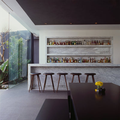 Mater High Stool lifestyle image in contemporary kitchen setting